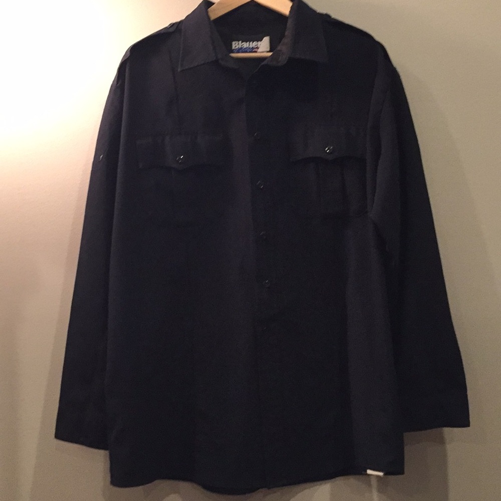 Blauer 8450 Dark Blue Law Enforcement/Police Shirt